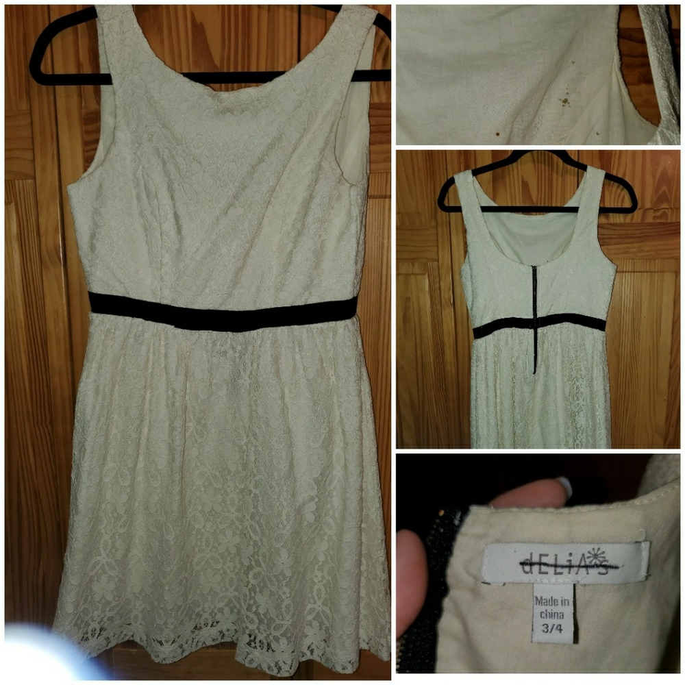 Off white lace dress